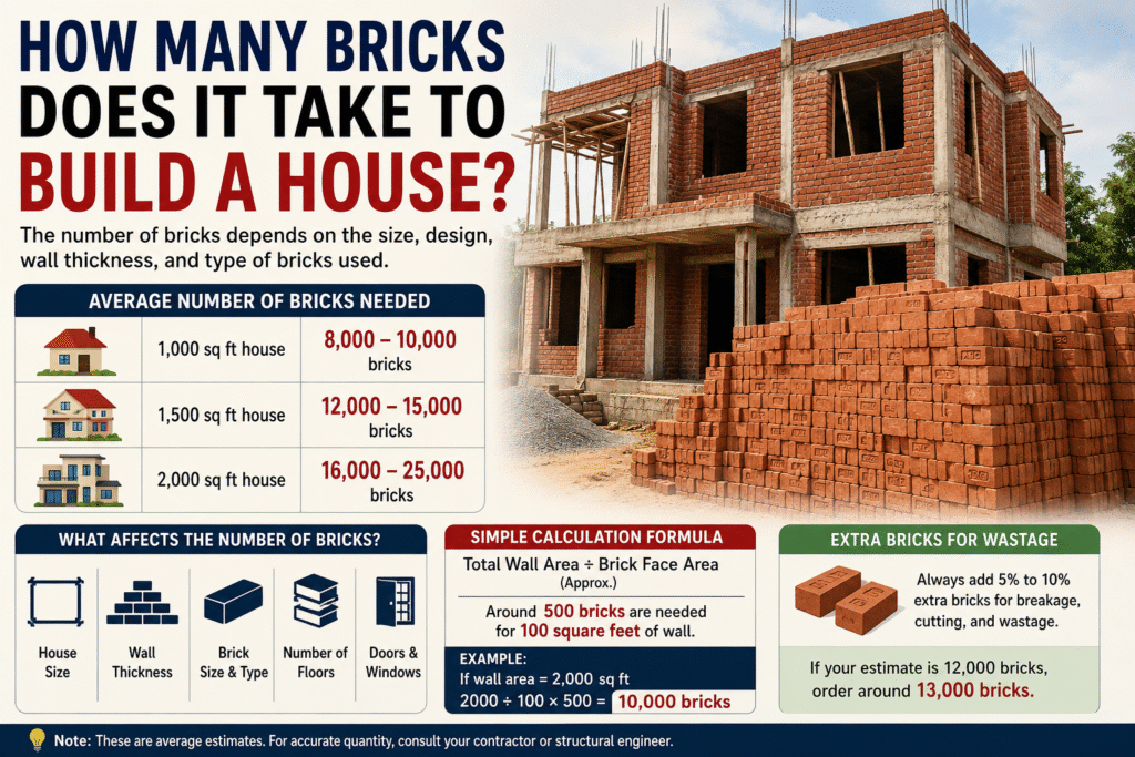 How Many Bricks Does It Take to Build a House?